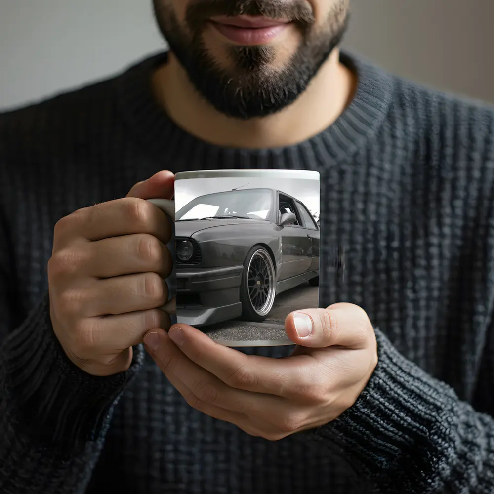 BMW M3 E30 Gray Stance Low Shot – Mugs