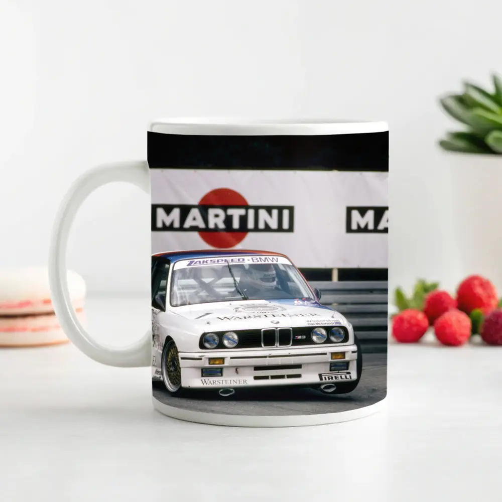 BMW M3 E30 Race Car Martini Trackside – Mugs