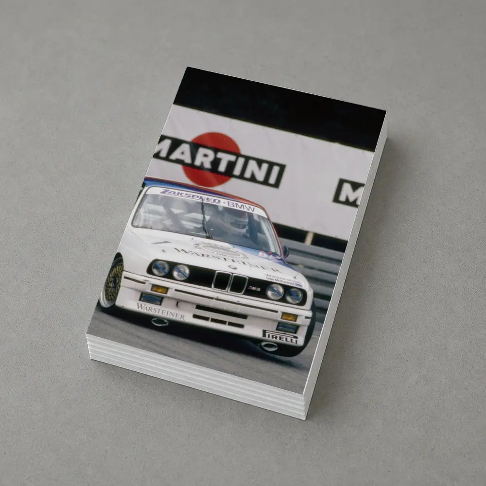 BMW M3 E30 Race Car Martini Trackside – Postcards