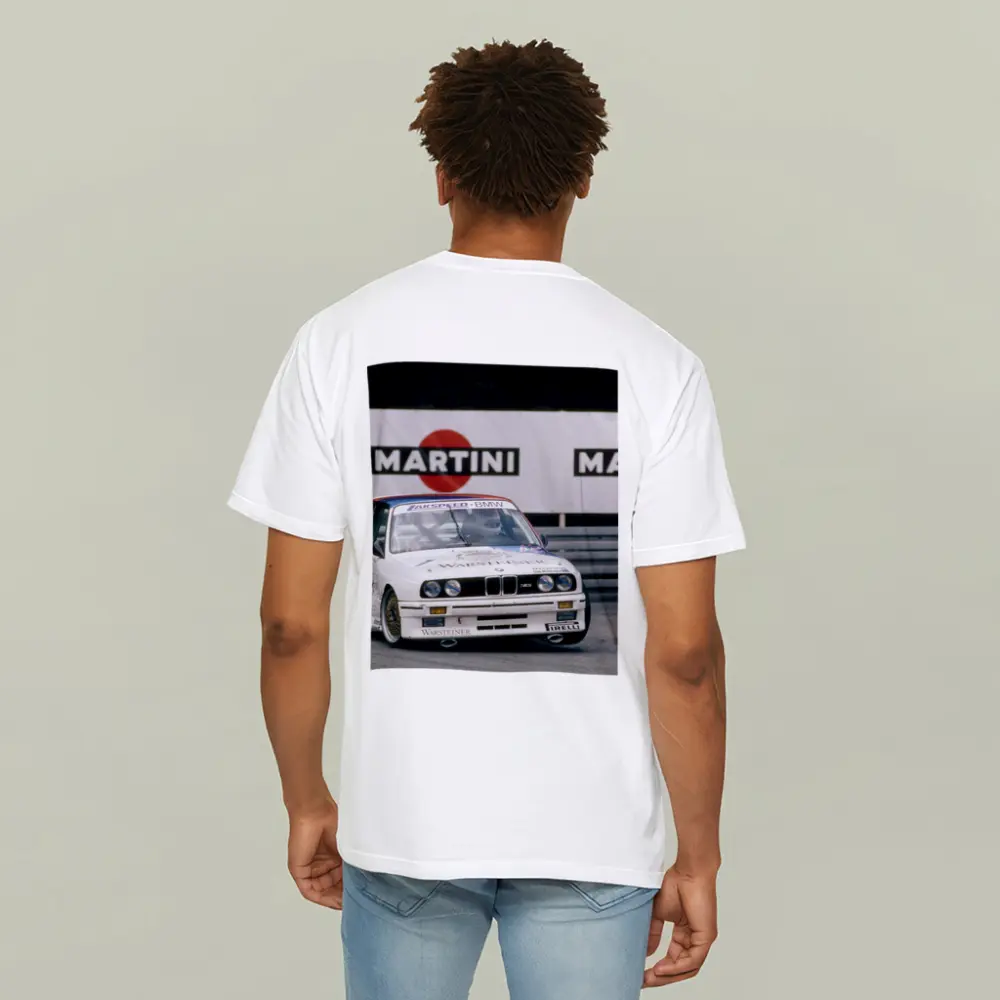 BMW M3 E30 Race Car Martini Trackside – T-Shirts