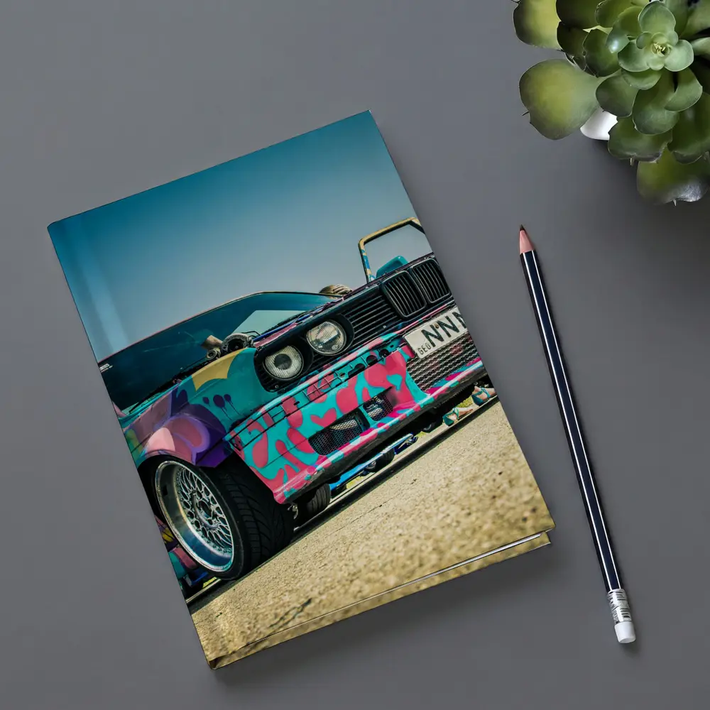 BMW E30 Graffiti Wrap Drift Car Street – Notebooks