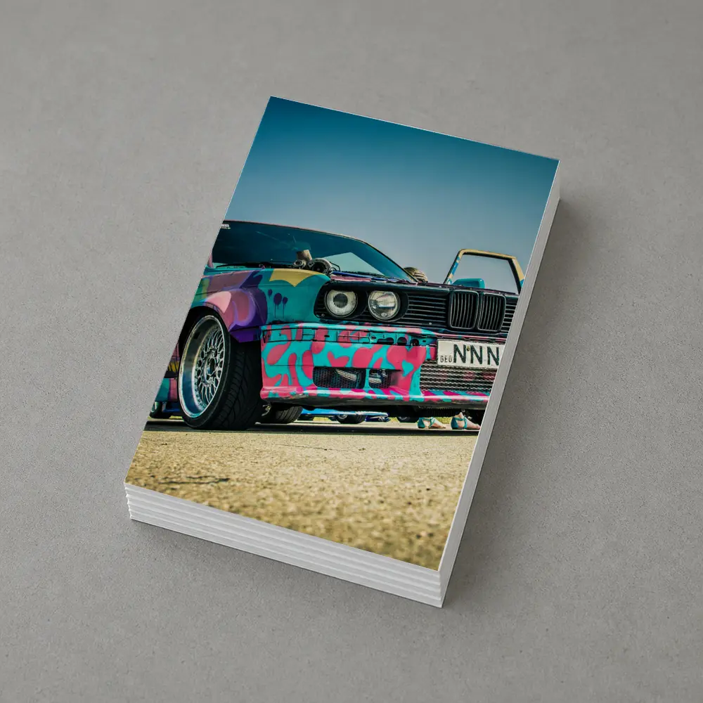 BMW E30 Graffiti Wrap Drift Car Street – Postcards