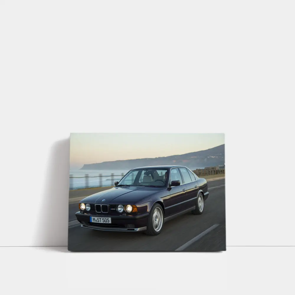 BMW M5 E34 Coastal Road Drive – Wall Art