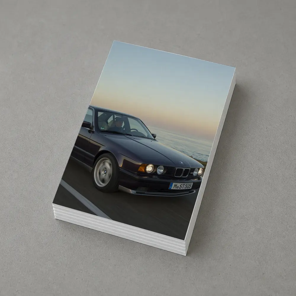 BMW E34 5 Series Coastal Sunset Drive – Postcards