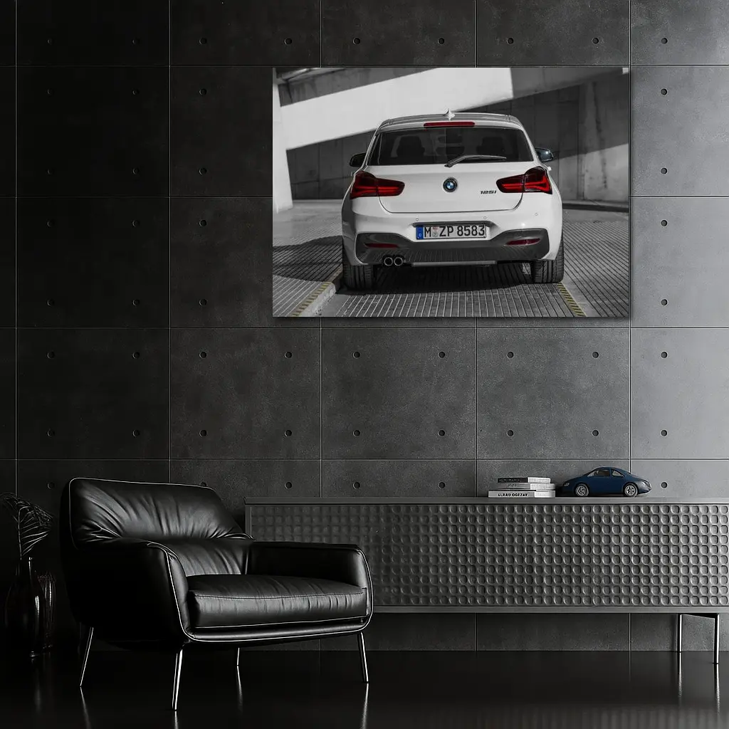 BMW 1 Series Rear Urban Parking Structure – Wall Art