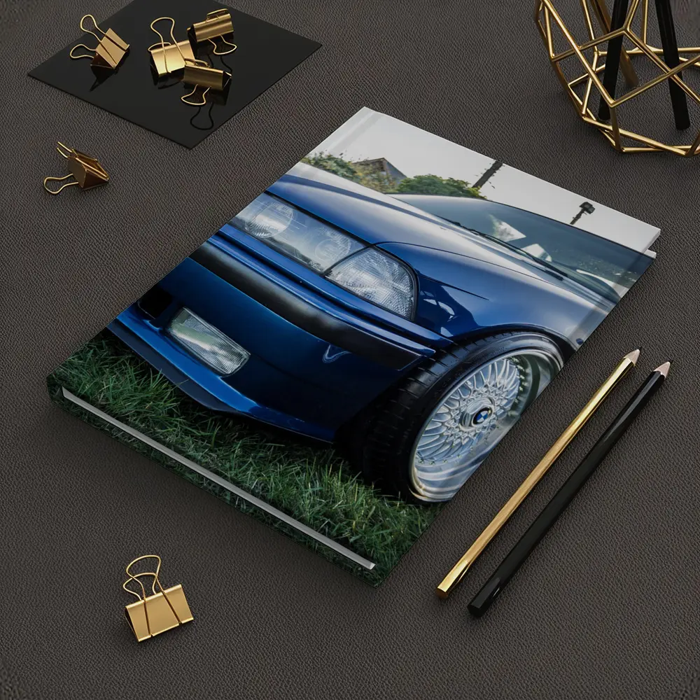 BMW E36 Coupe Slammed Blue Car Meet – Notebooks