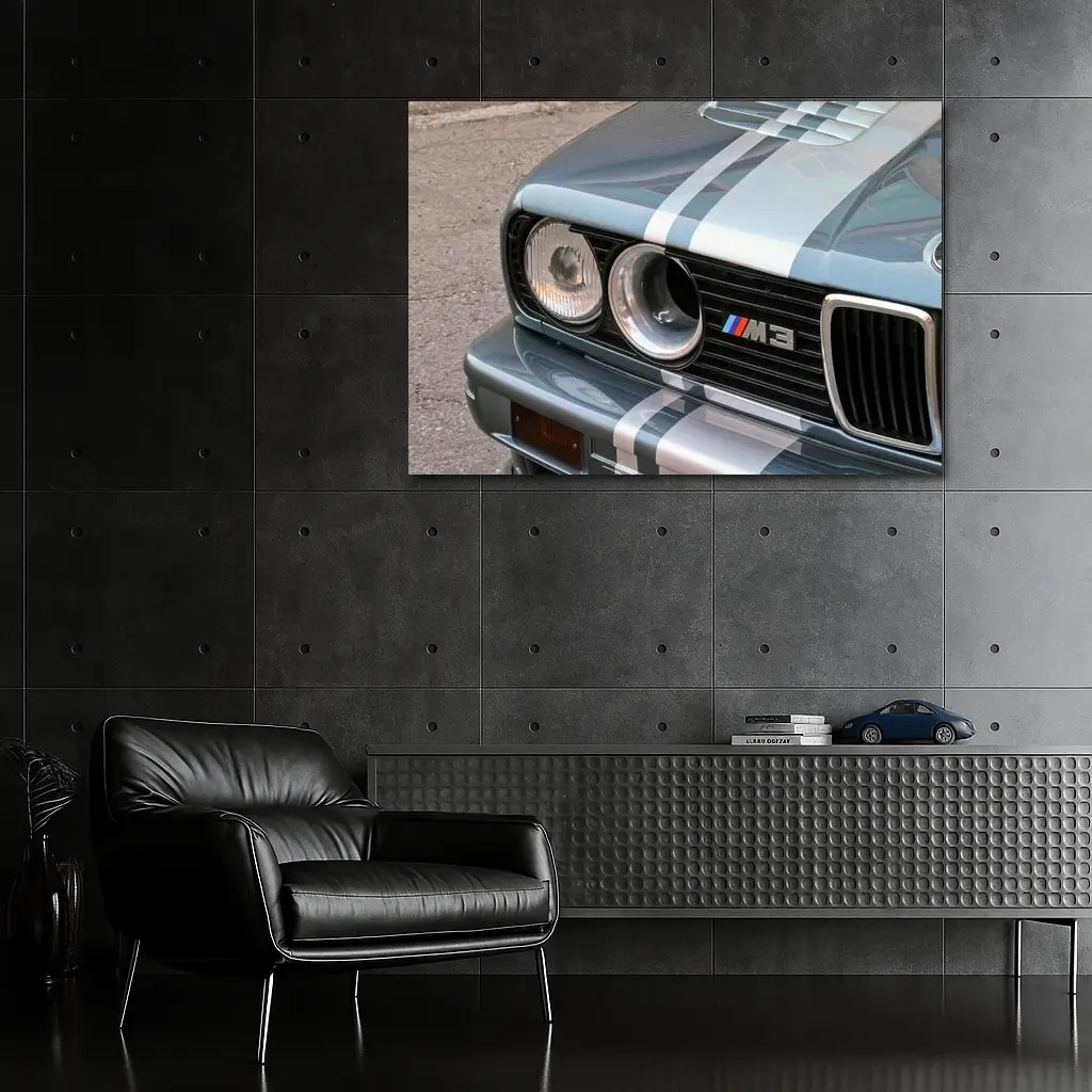 BMW E30 M3 Front Grille Close Up – Wall Art