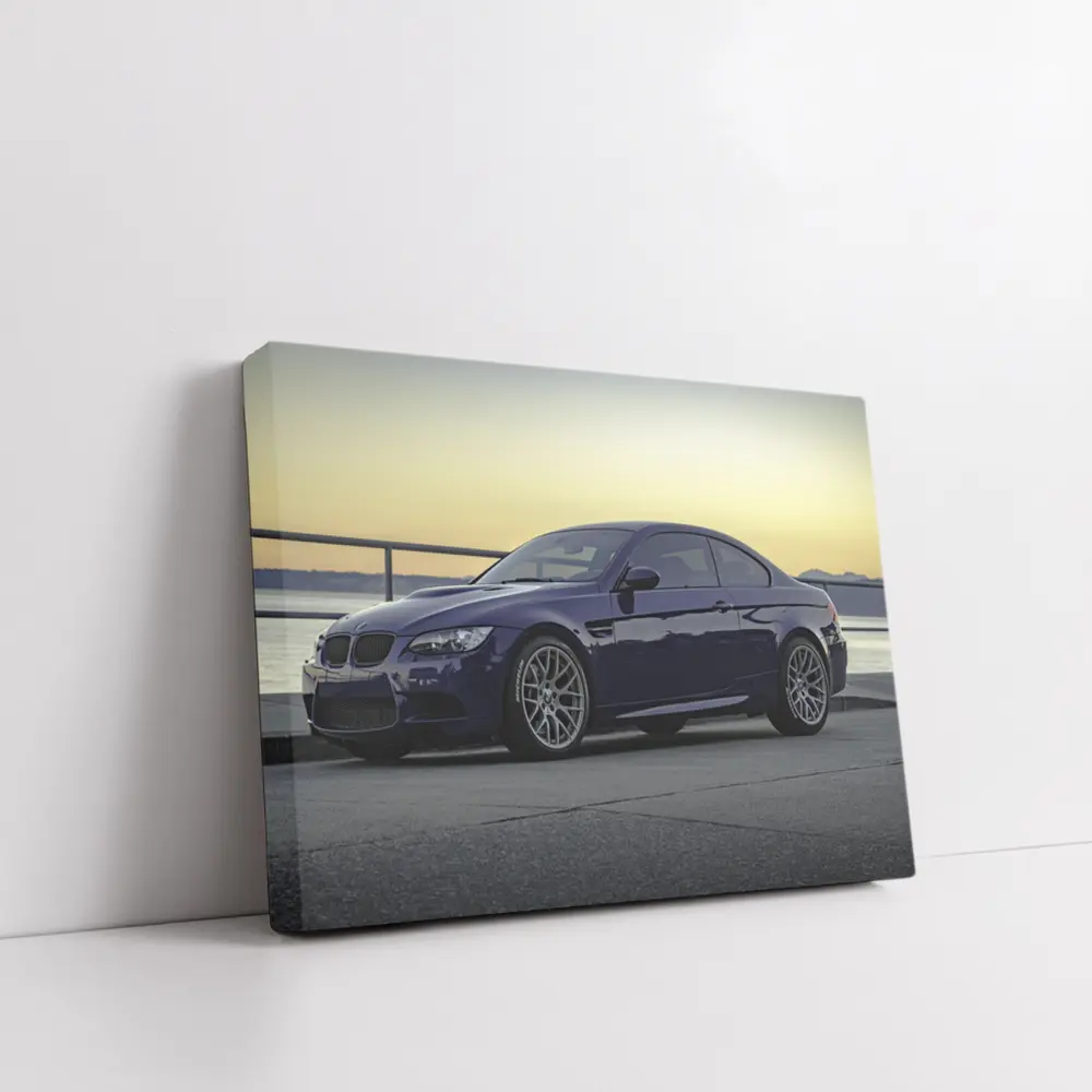 BMW M3 E92 Coupe Sunset Waterfront – Wall Art