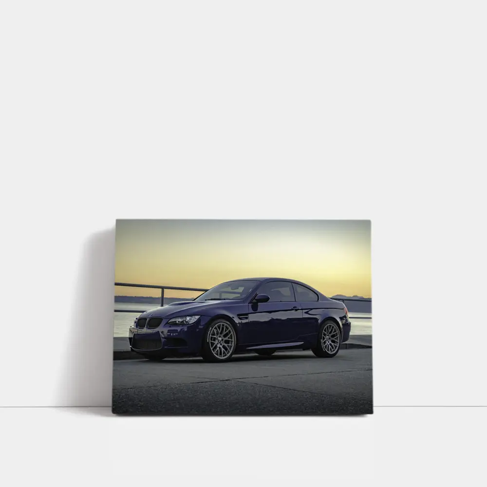 BMW M3 E92 Coupe Sunset Waterfront – Wall Art