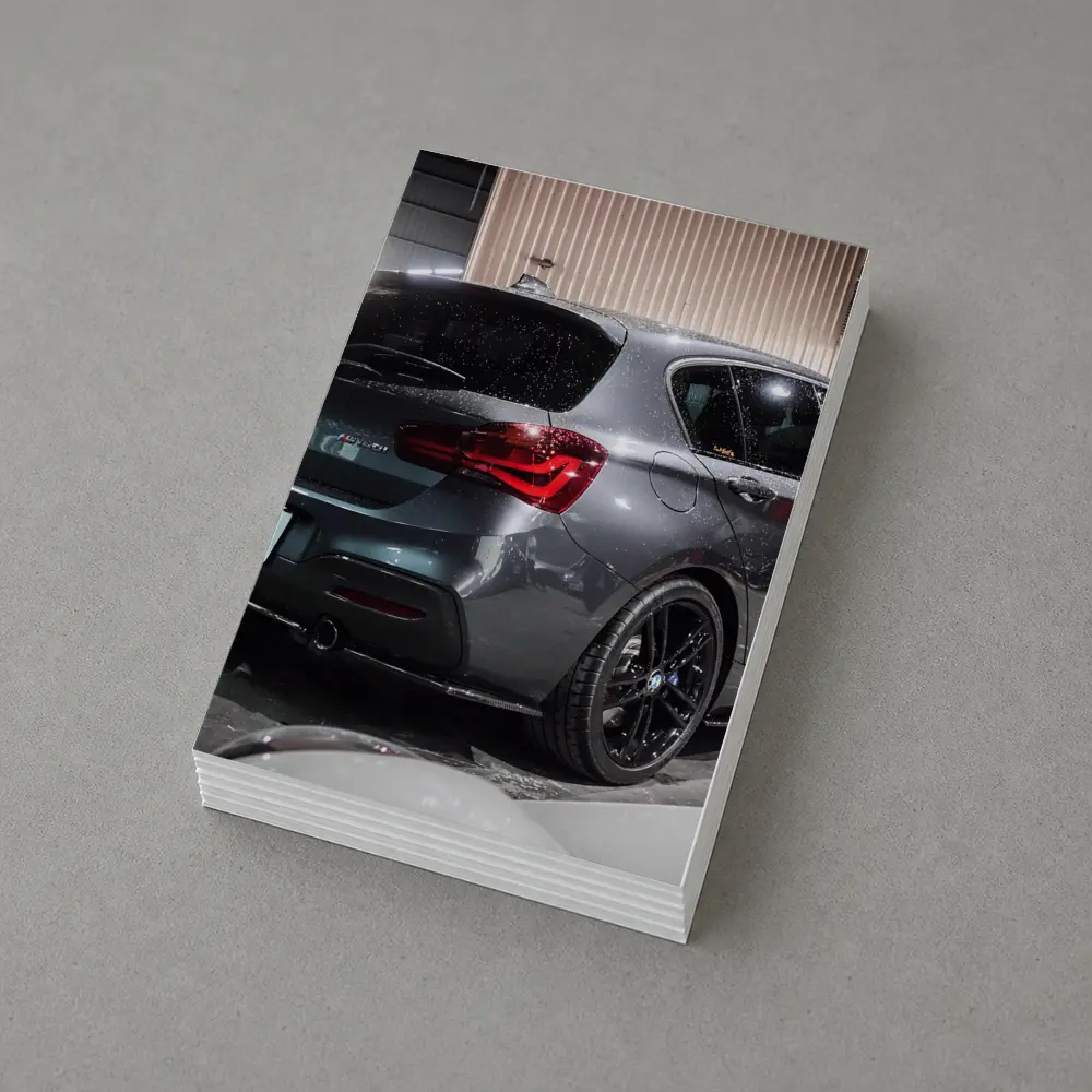 BMW 1 Series F20 Dark Gray Indoor Garage – Postcards