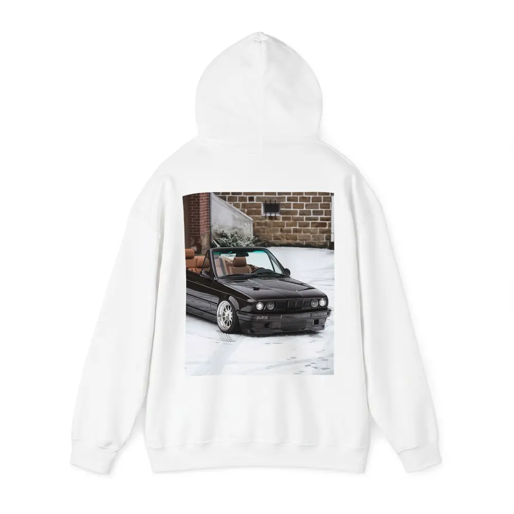 BMW E30 Cabriolet Slammed Snow Winter – Hoodies