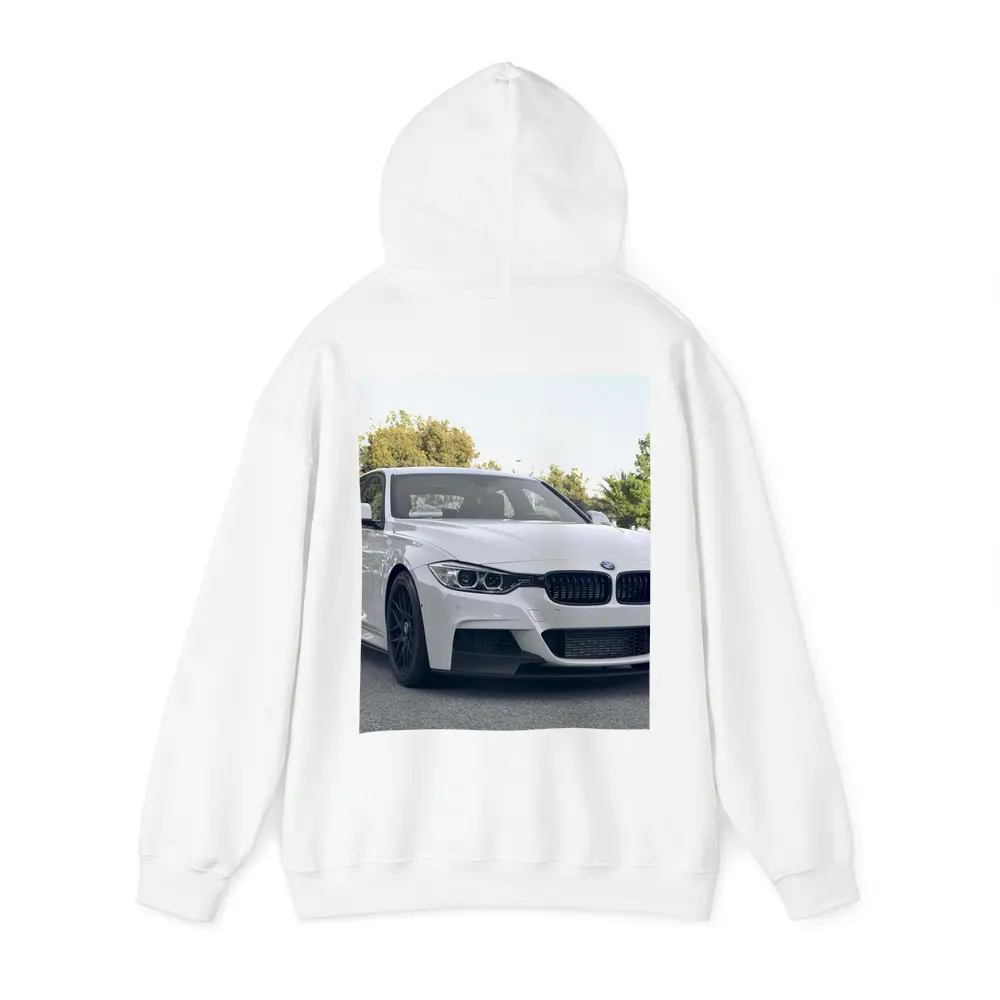 BMW F30 White M Performance Black Rims – Hoodies