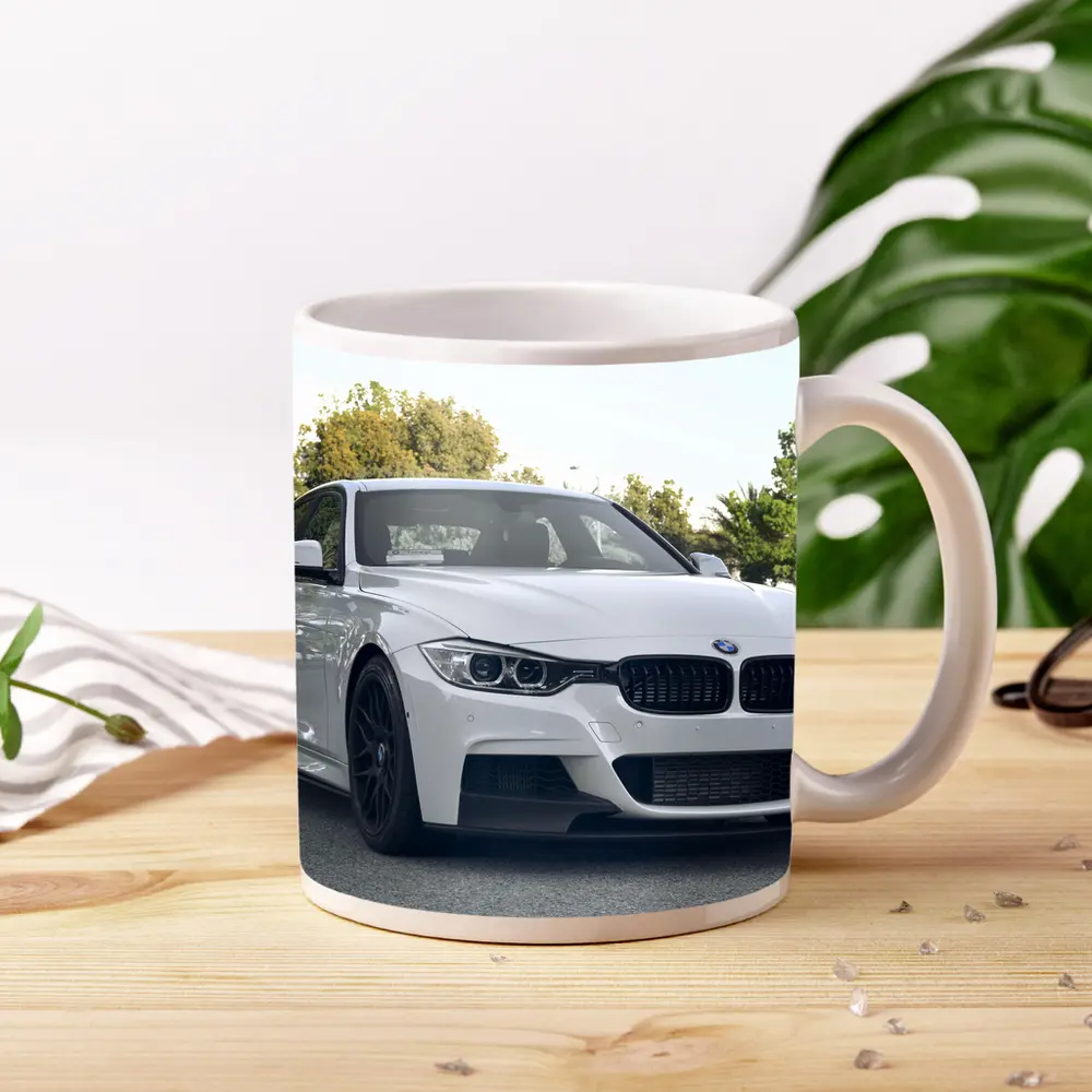 BMW F30 White M Performance Black Rims – Mugs