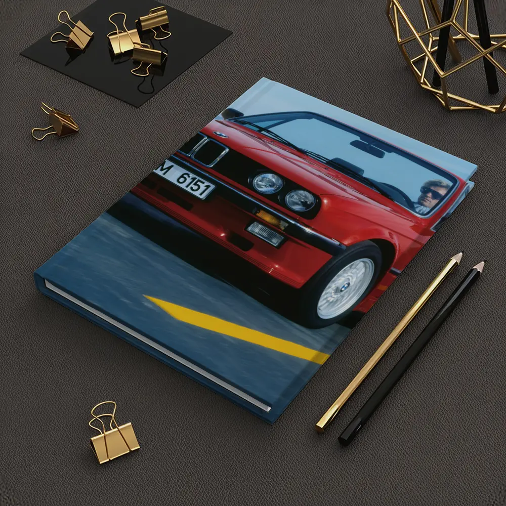 BMW E30 Cabriolet Red Open Road Drive – Notebooks