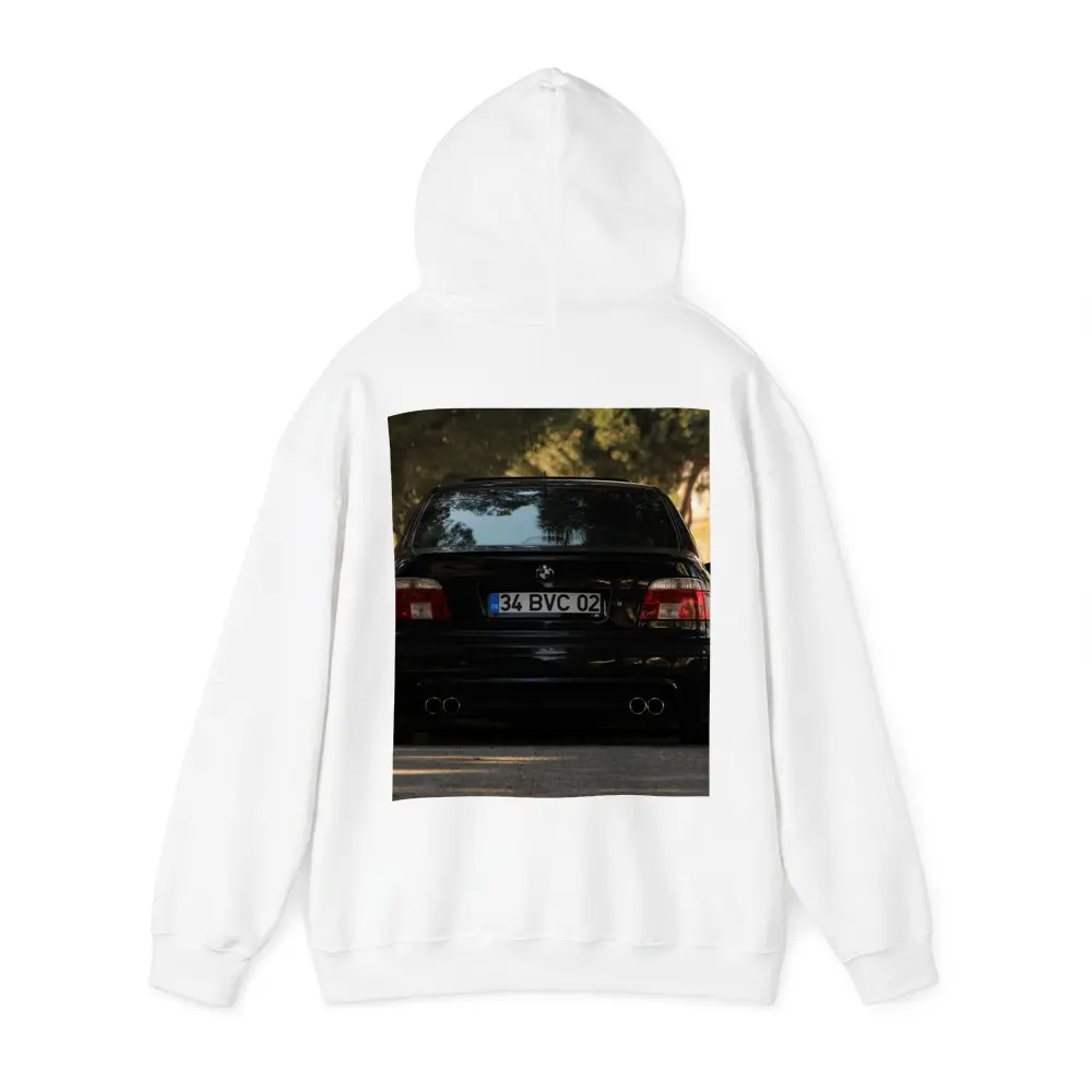 BMW M5 E39 Black Rear Street View – Hoodies