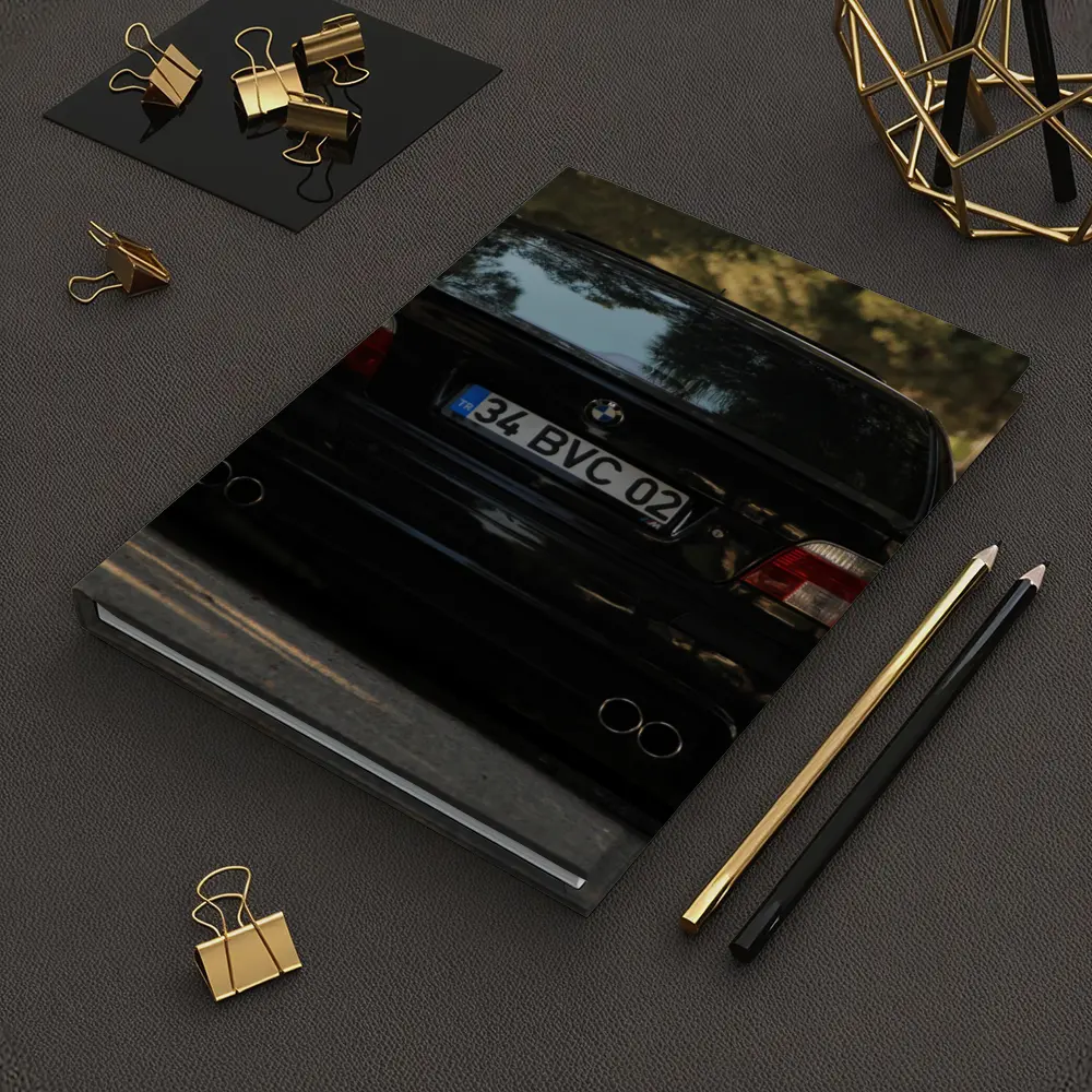 BMW M5 E39 Black Rear Street View – Notebooks