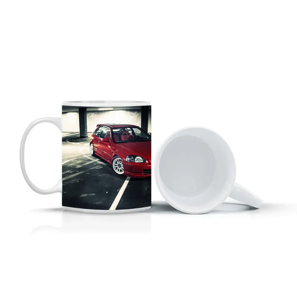 Honda Civic Red JDM Parking Garage – Mugs
