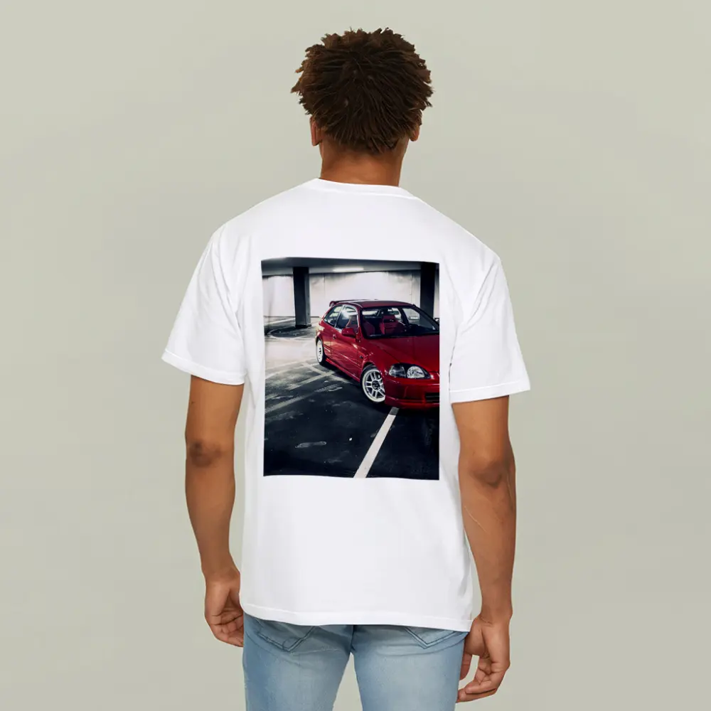 Honda Civic Red JDM Parking Garage – T-Shirts