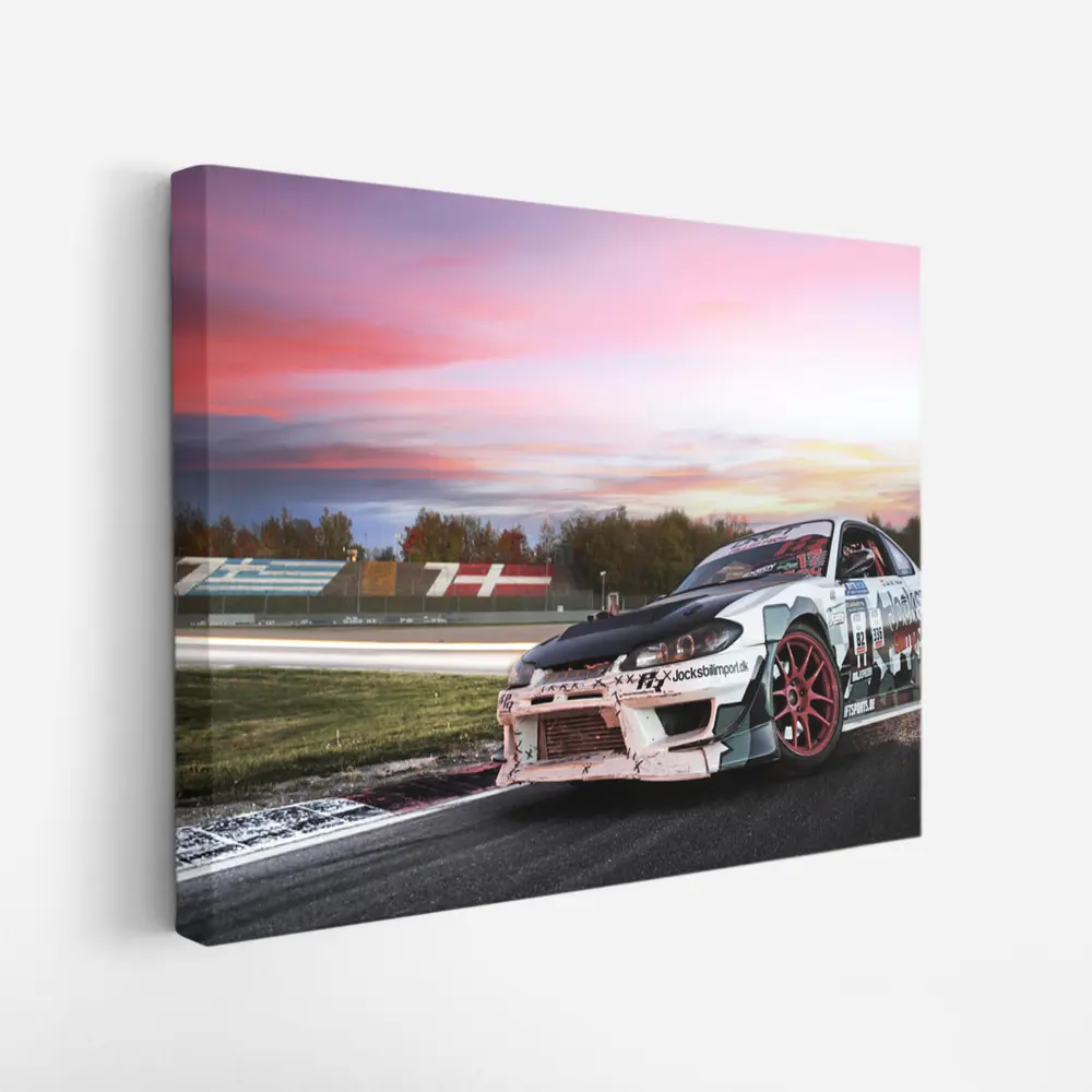 Nissan Silvia Drift Car Sunset Track – Wall Art