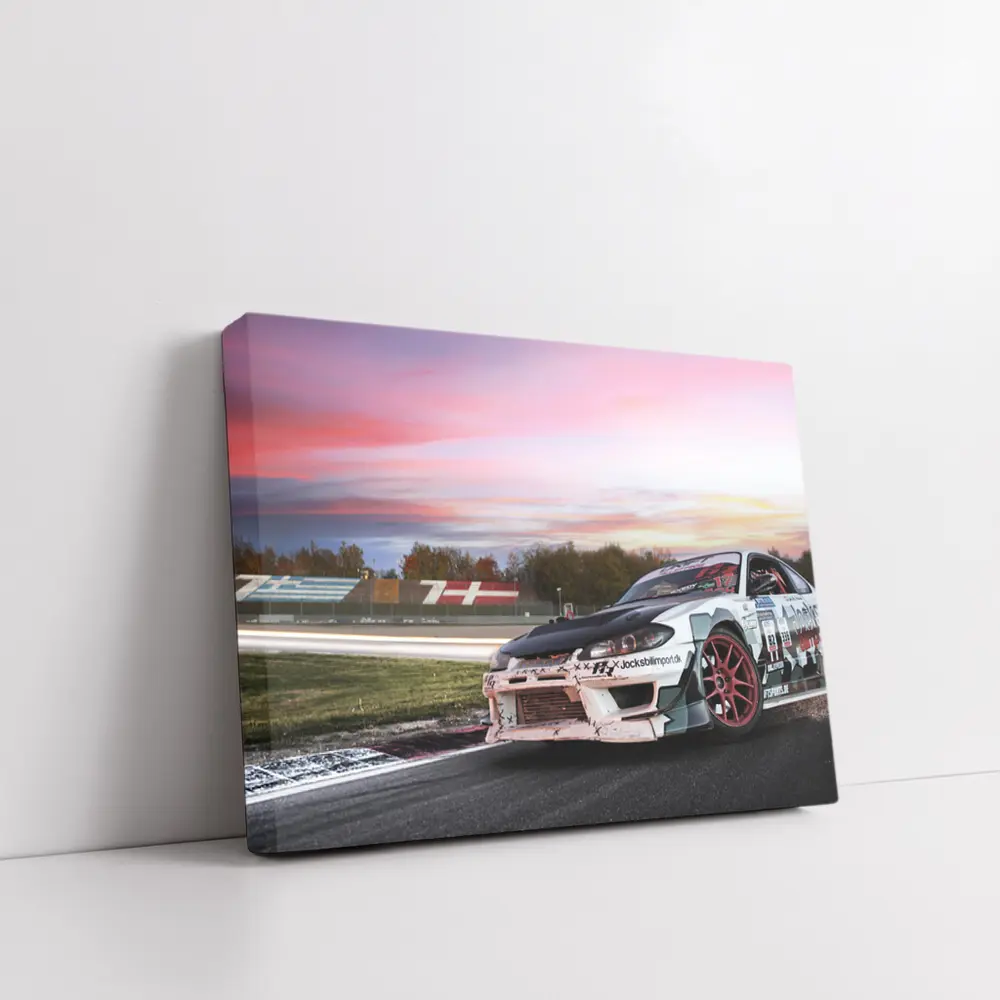 Nissan Silvia Drift Car Sunset Track – Wall Art