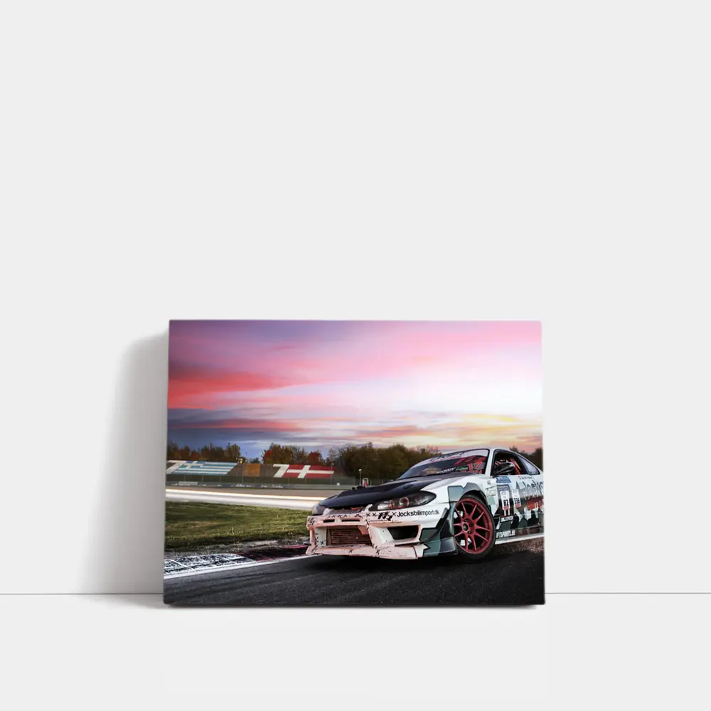 Nissan Silvia Drift Car Sunset Track – Wall Art