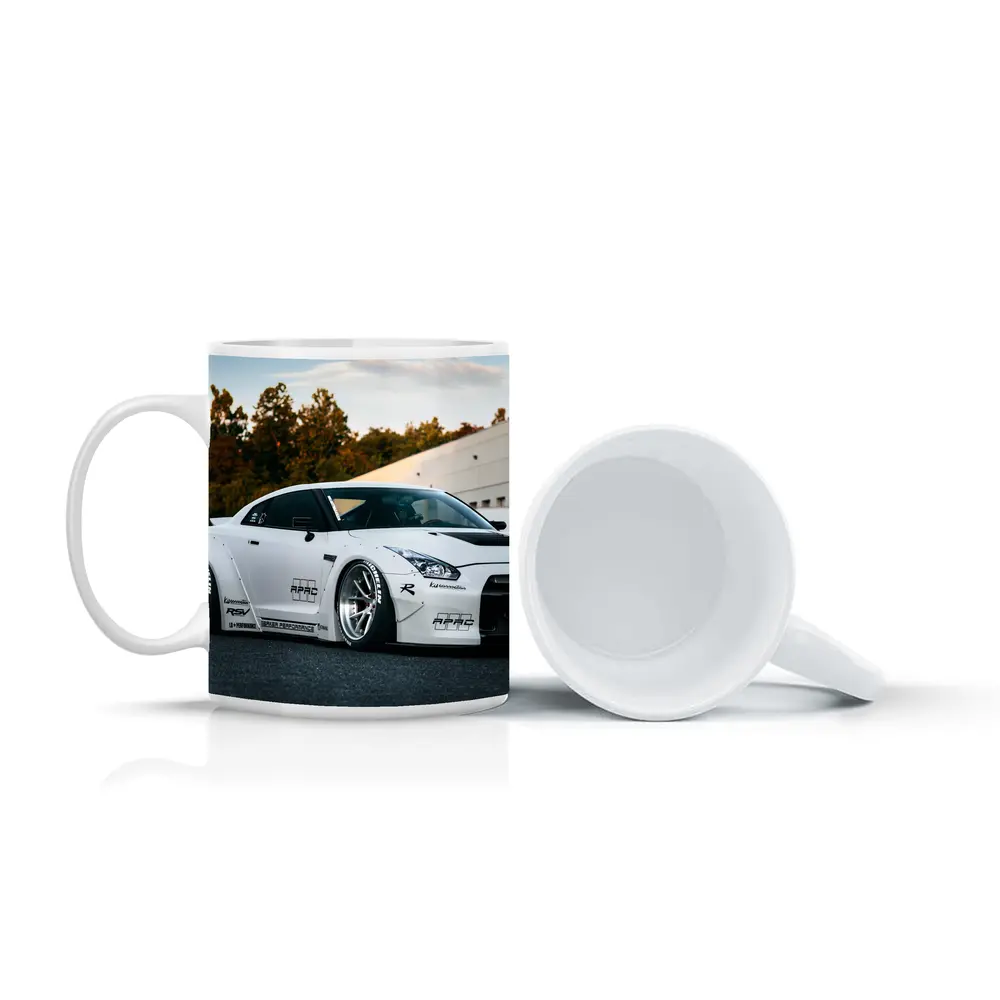 Nissan Skyline GT-R White Wide Body Kit – Mugs