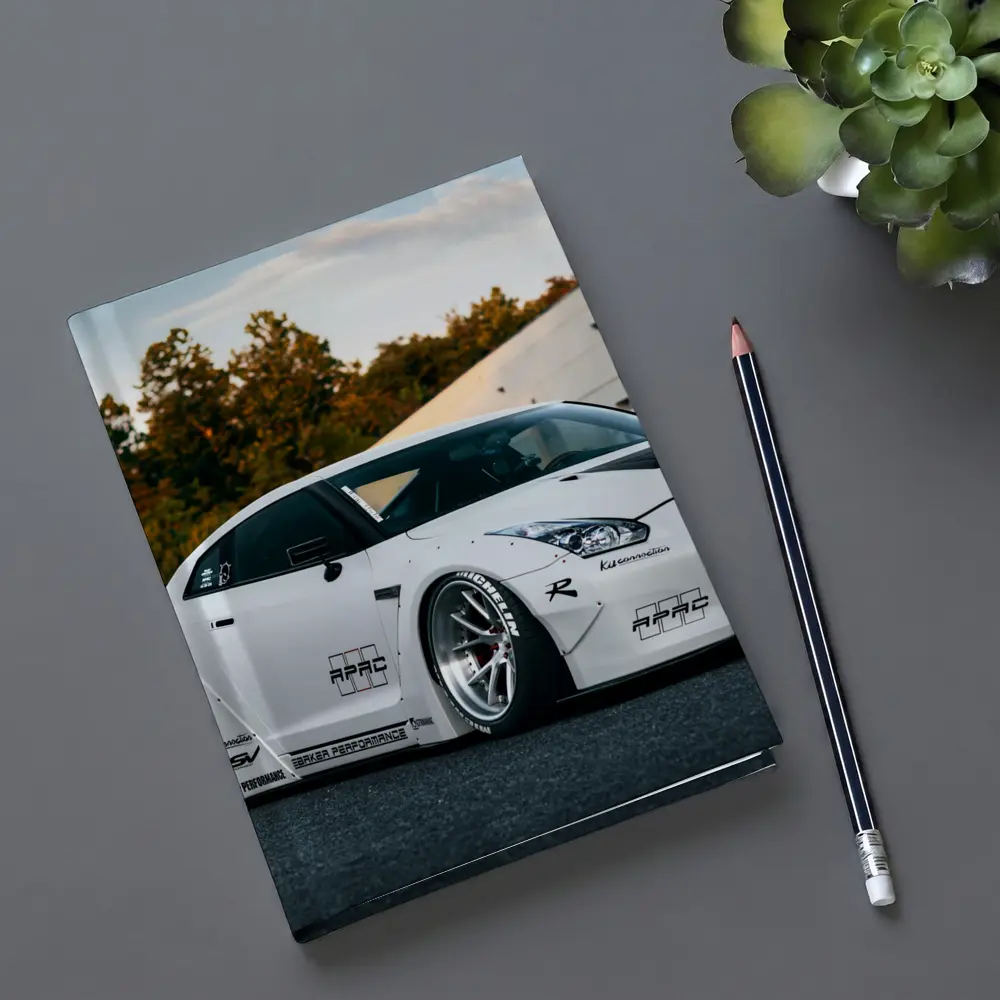 Nissan Skyline GT-R White Wide Body Kit – Notebooks