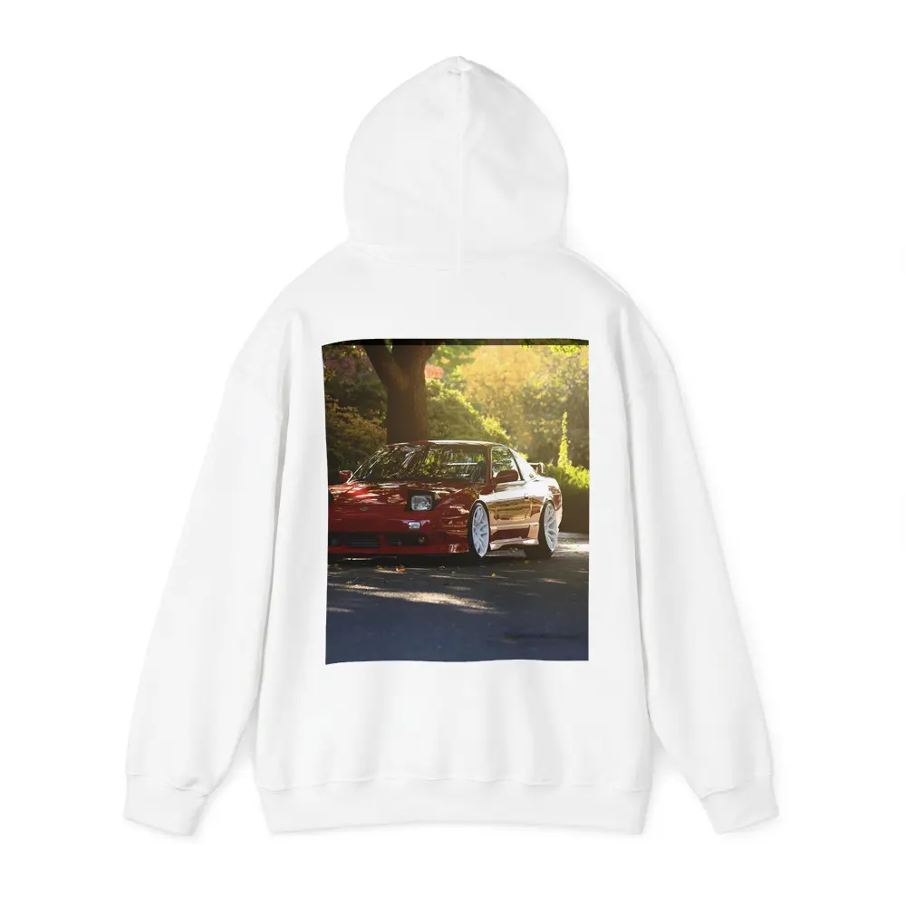 Nissan 240SX Red Stance Street Scene – Hoodies