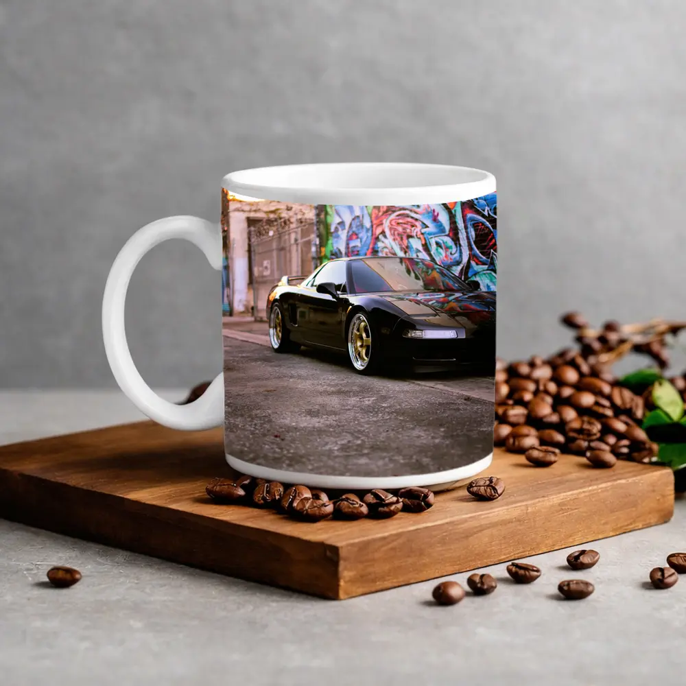 Acura NSX Black Sports Car Graffiti Alley – Mugs