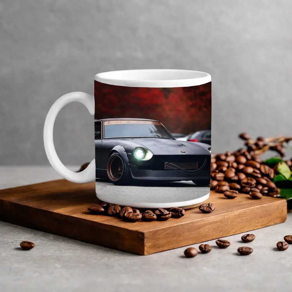 Nissan Datsun 240Z Black JDM Classic Car – Mugs