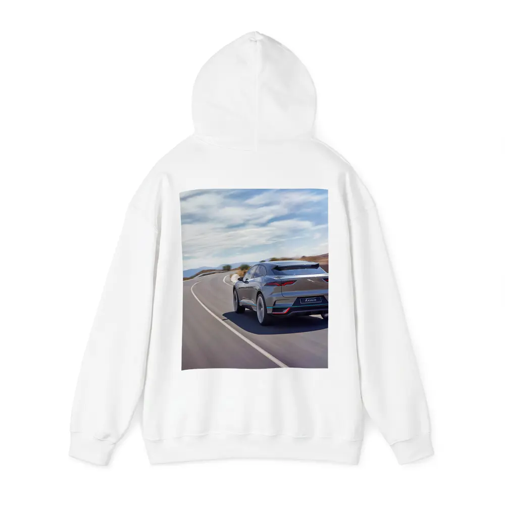 Jaguar I-Pace Electric SUV On Highway – Hoodies