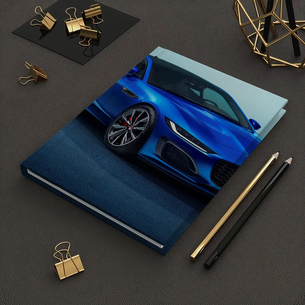 Jaguar F-Type Sports Car Blue Studio – Notebooks