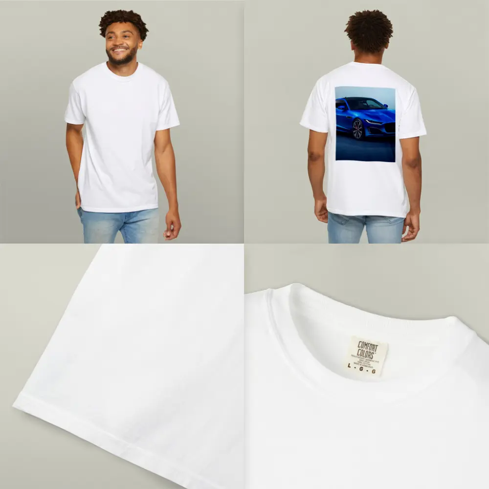 Jaguar F-Type Sports Car Blue Studio – T-Shirts