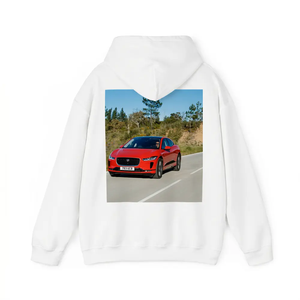 Jaguar I-Pace Red Electric SUV Road – Hoodies