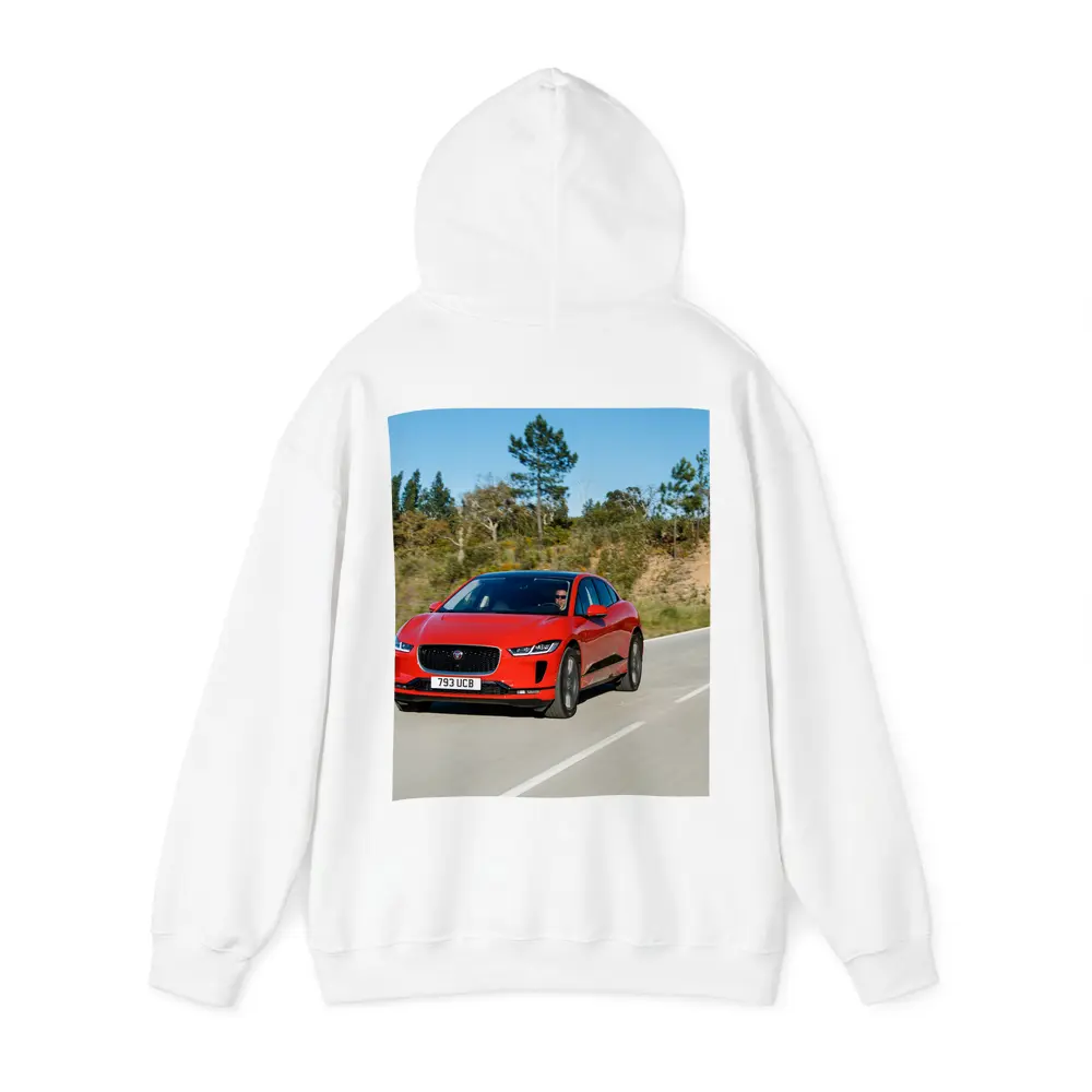 Jaguar I-Pace Red Electric SUV Road – Hoodies
