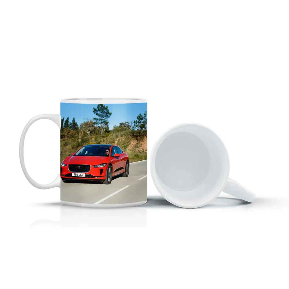Jaguar I-Pace Red Electric SUV Road – Mugs