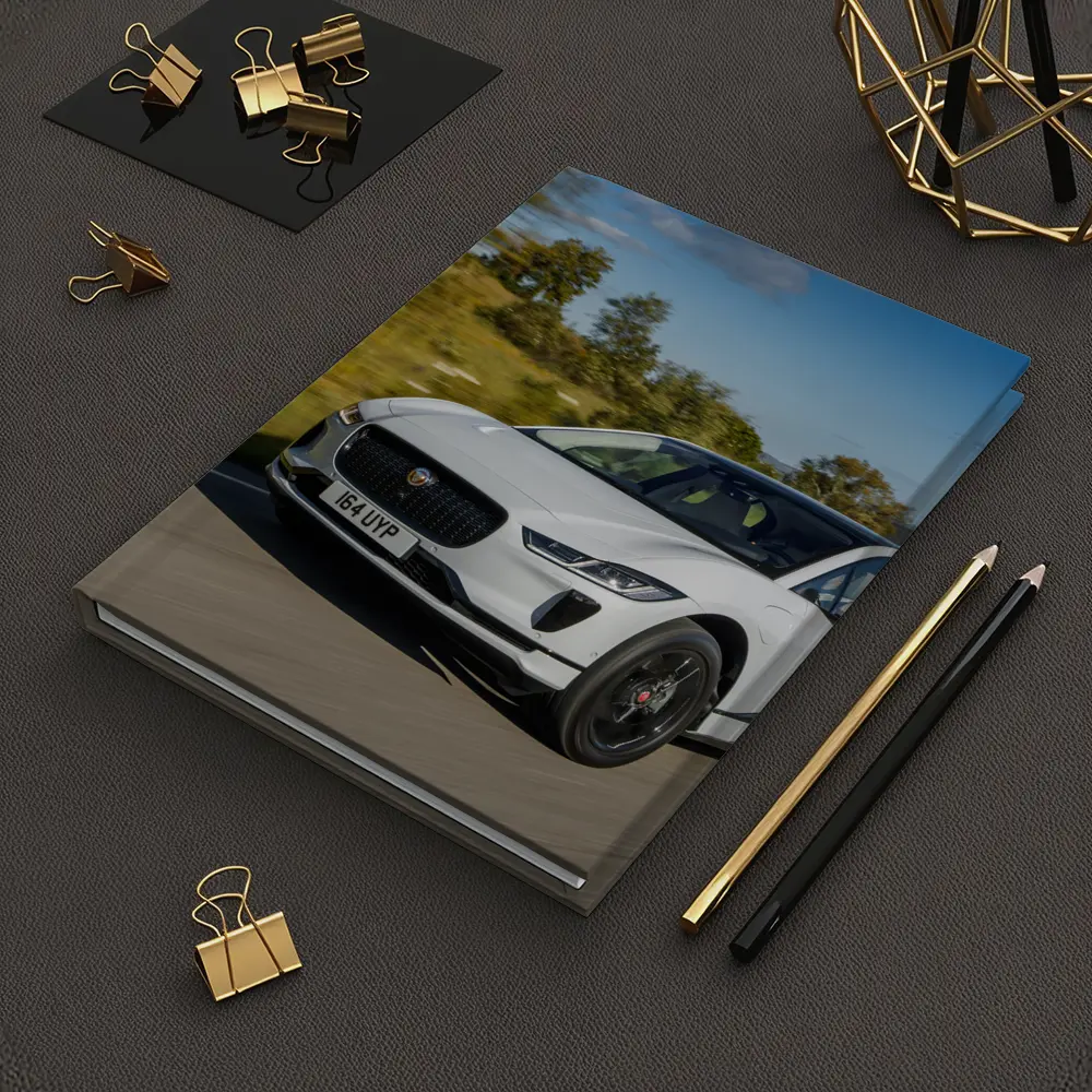 Jaguar I-Pace White Electric SUV Road – Notebooks