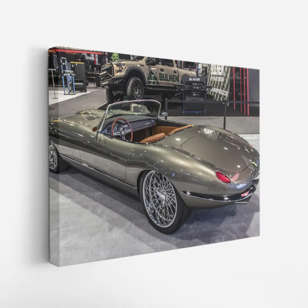Jaguar E-Type Custom Build Auto Show – Wall Art