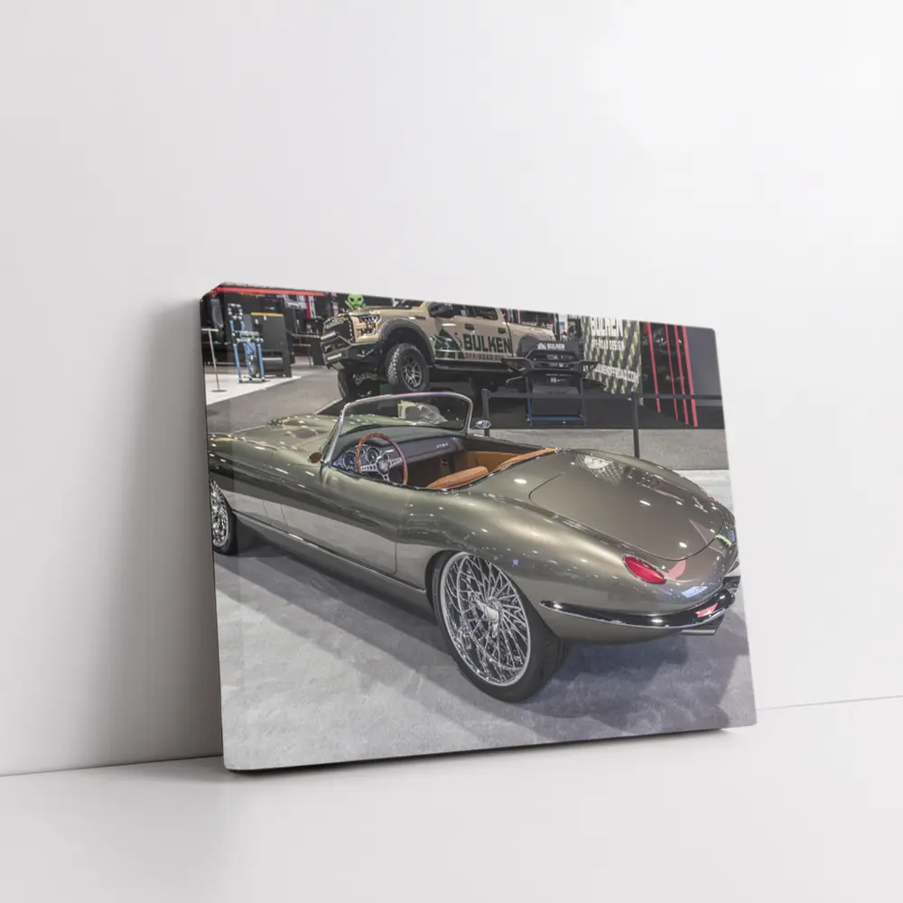 Jaguar E-Type Custom Build Auto Show – Wall Art