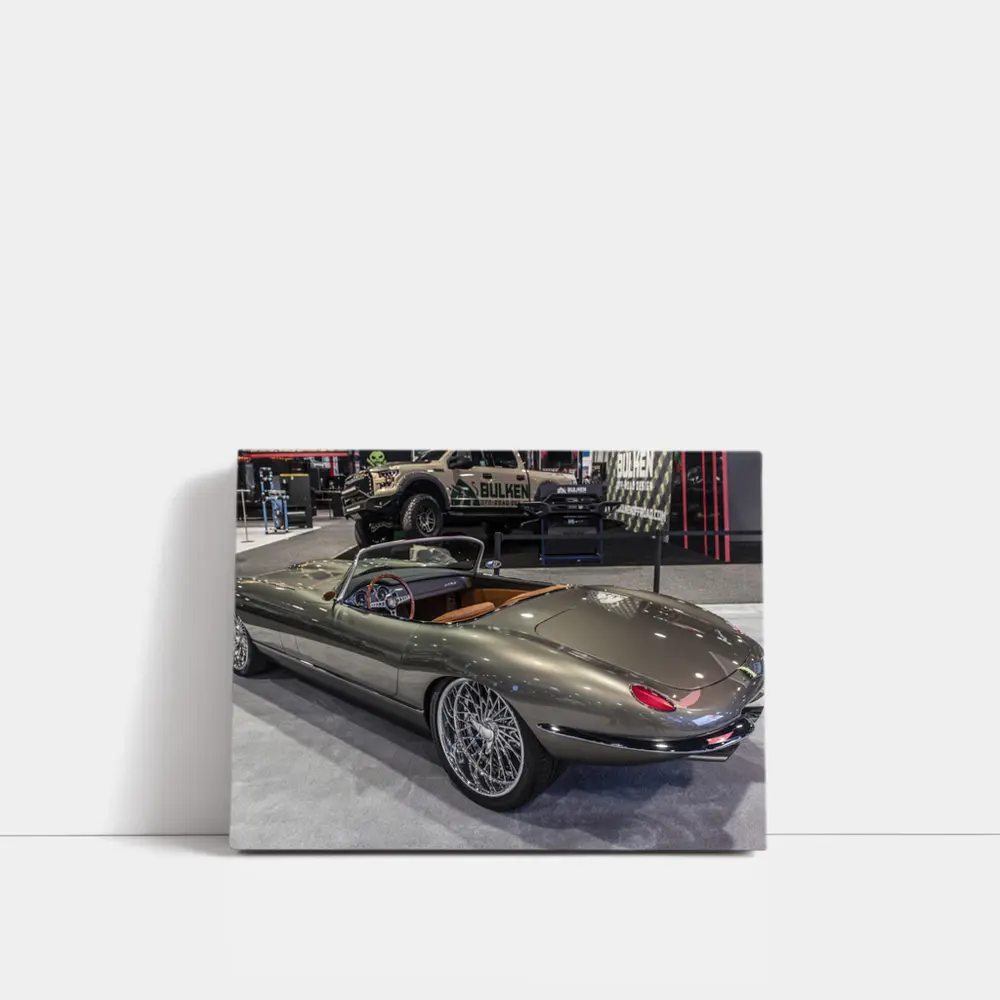 Jaguar E-Type Custom Build Auto Show – Wall Art