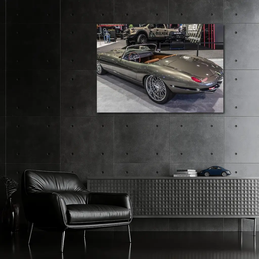 Jaguar E-Type Custom Build Auto Show – Wall Art