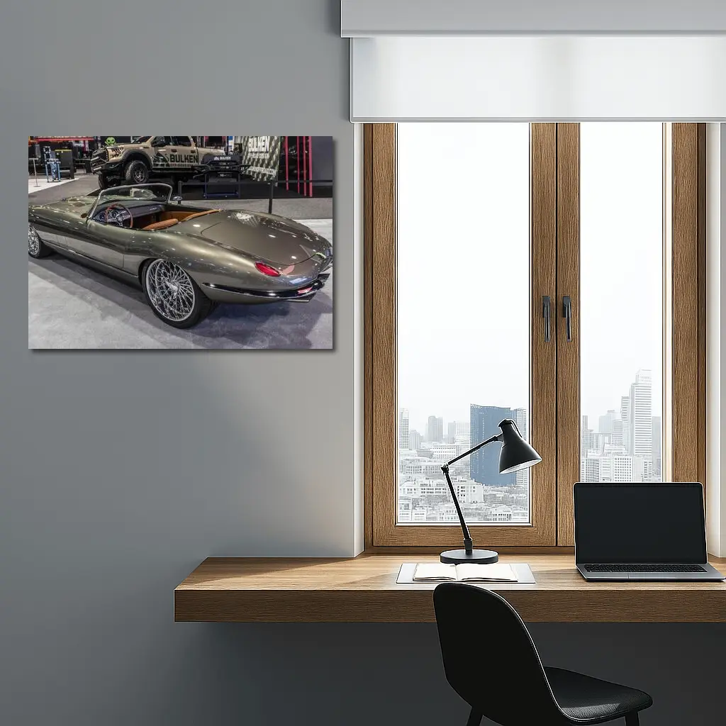 Jaguar E-Type Custom Build Auto Show – Wall Art