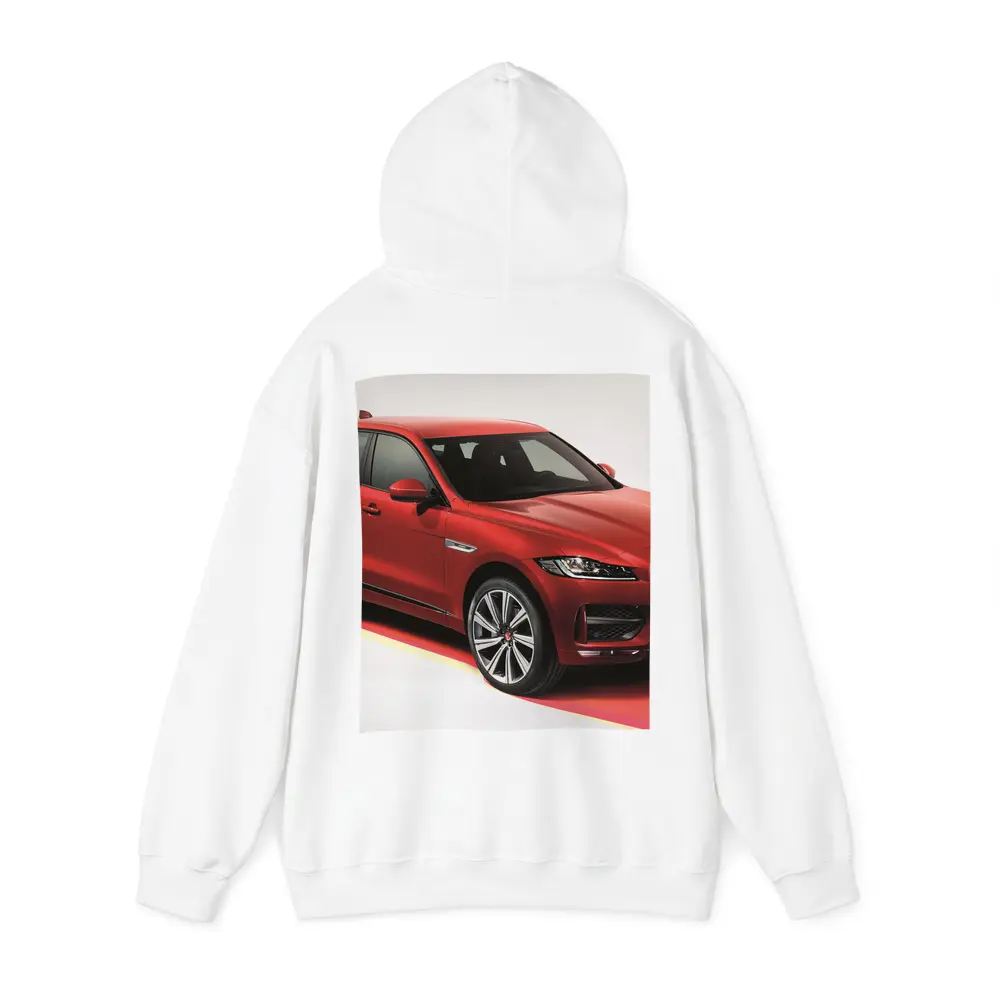 Jaguar F-Pace SUV Red Studio Shot – Hoodies