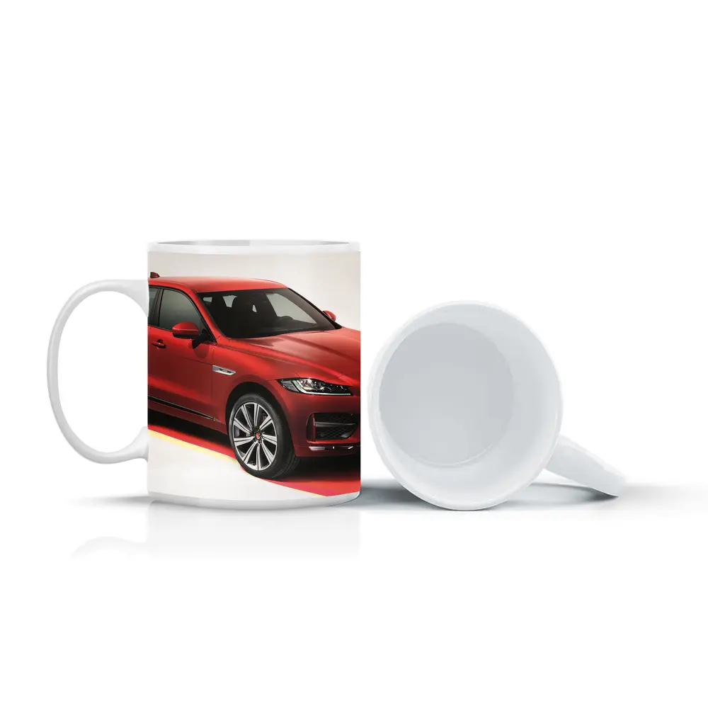 Jaguar F-Pace SUV Red Studio Shot – Mugs