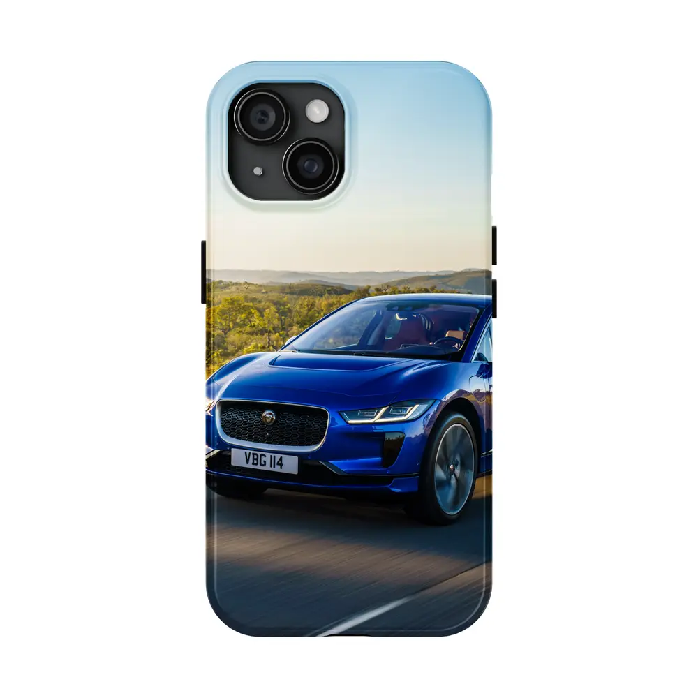 Jaguar I-Pace Blue Electric SUV Road – Cases