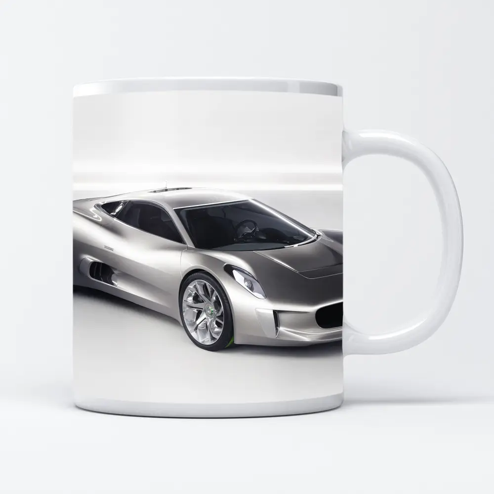 Jaguar C-X75 Concept Supercar Silver Studio – Mugs