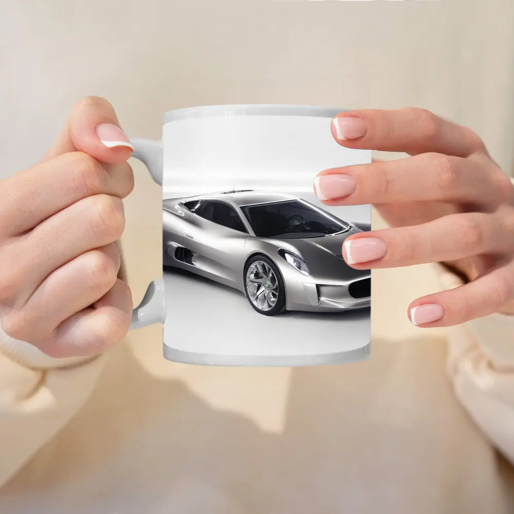 Jaguar C-X75 Concept Supercar Silver Studio – Mugs