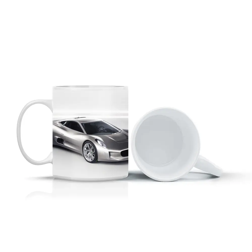 Jaguar C-X75 Concept Supercar Silver Studio – Mugs