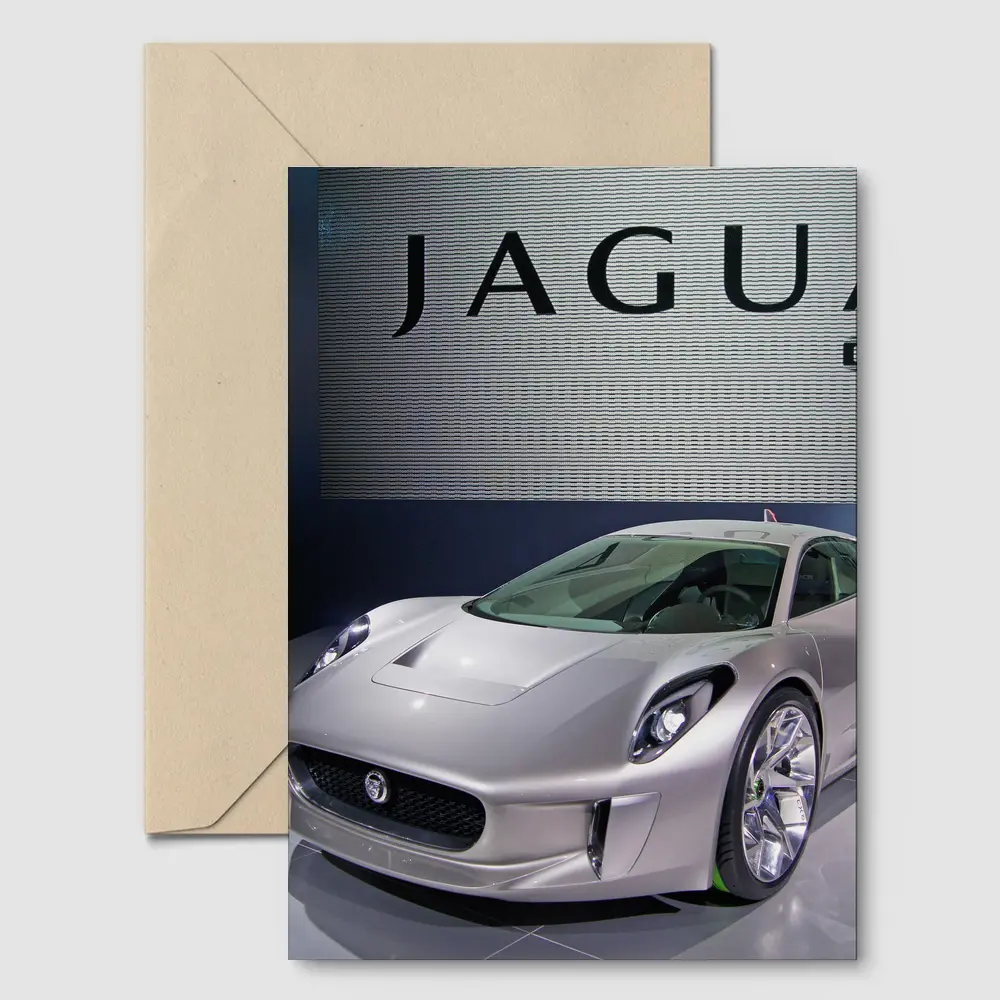 Jaguar CX75 Concept Car Auto Show – Postcards