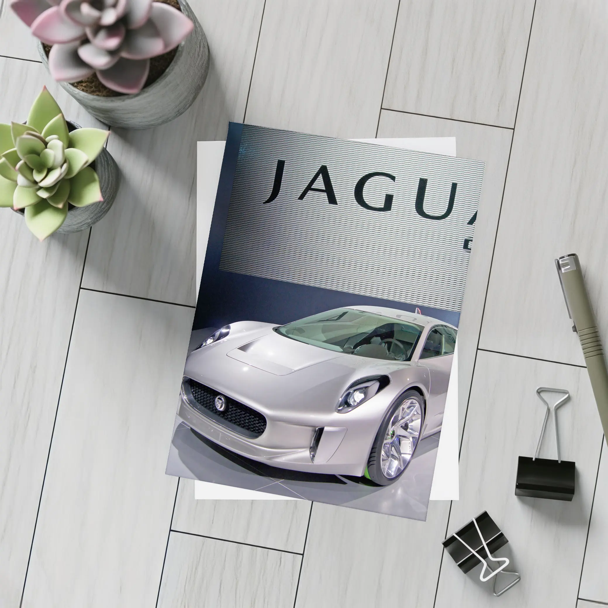 Jaguar CX75 Concept Car Auto Show – Postcards